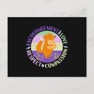 Cartão Postal Grande Amor de Irmã - Raposa de União entre Irmãos