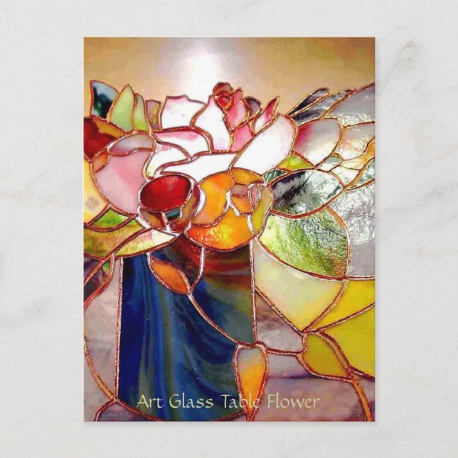 Cartão Postal Grande Aniversário da Flor (Frente)