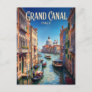 Cartão Postal Grande Canal Itália