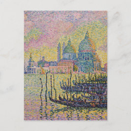 Cartão Postal Grande Canal, Veneza por Paul Signac