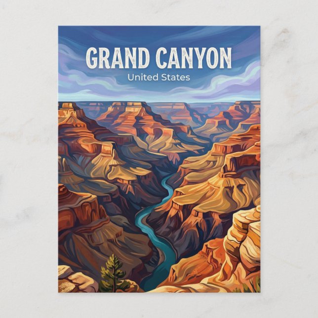 Cartão Postal Grande Canyon Arizona (Frente)
