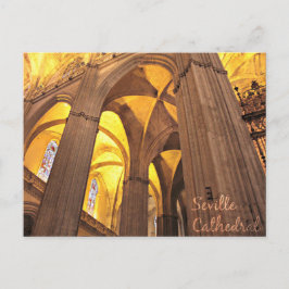 Cartão Postal Grande Catedral de Sevilha, Espanha