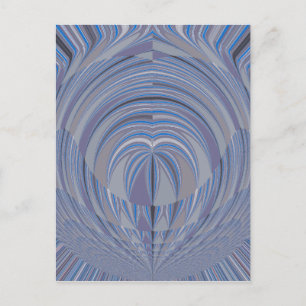 Cartão Postal Grande Design de Coração Invisível