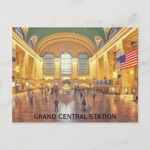 Cartão Postal Grande Estação Central Nova Iorque