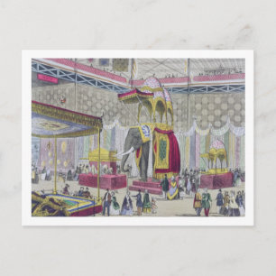 Cartão Postal Grande Exposição, 1851: Departamento Indiano de In