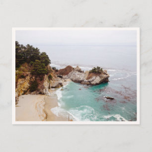 Cartão Postal Grande Foto da Cachoeira Mcway Falls em Big Sur