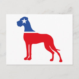 Cartão Postal Grande identidade de criador de dinamarquês