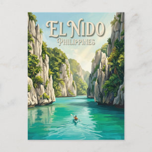 Cartão Postal Grande Laguna, El Nido Filipinas