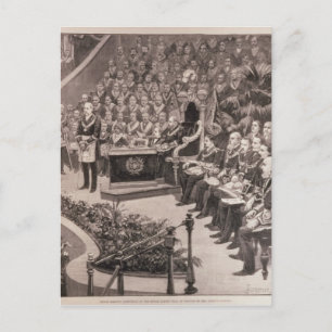 Cartão Postal Grande Masonic se reunindo no Real Albert