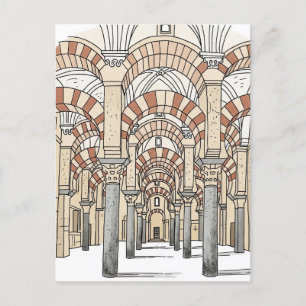 Cartão Postal Grande Mesquita de Córdoba Espanha Viagem