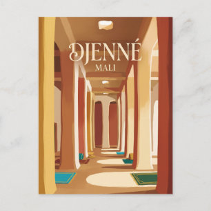 Cartão Postal Grande Mesquita de Djenné Mali