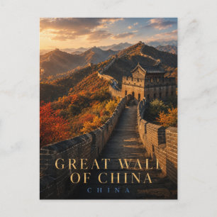 Cartão Postal Grande Muralha da China REALMS