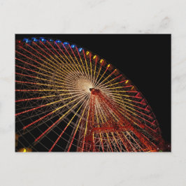 Cartão Postal Grande Noite do Funfair Roda.