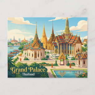 Cartão Postal Grande Palácio Tailândia
