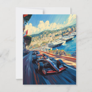 Cartão Postal Grande-prix do Mônaco