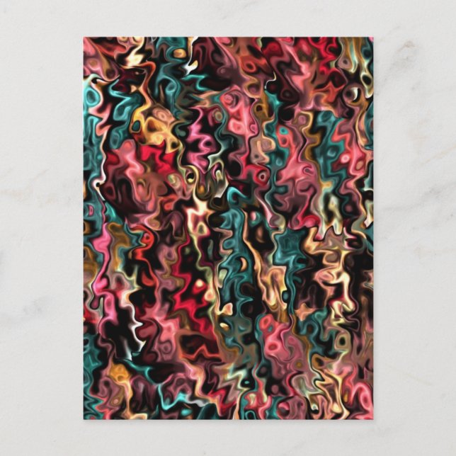 Cartão Postal Grandes Objetivos de abstrato Art (Frente)