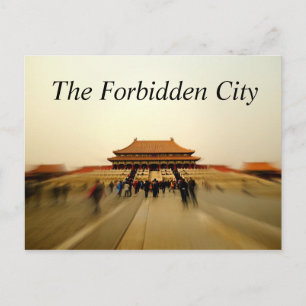 Cartão Postal Grandeur of the Forbidden City Postcard