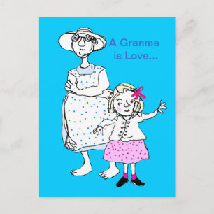 Cartão Postal Granma é amor