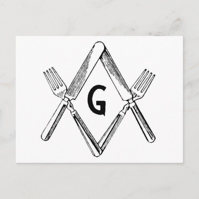 Cartão Postal Grau da Faca e do Garfo (Frente)