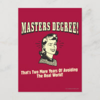 Grau de mestrados: Evitando o Mundo Real