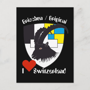 Cartão Postal Graubünden Grischun Schweiz Suisse Postkarte