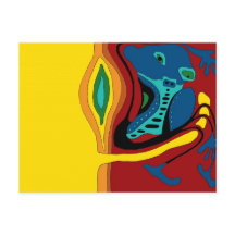 cartão postal gravado pela ekos