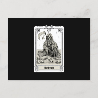 Cartão Postal gravando tarô da morte XIII