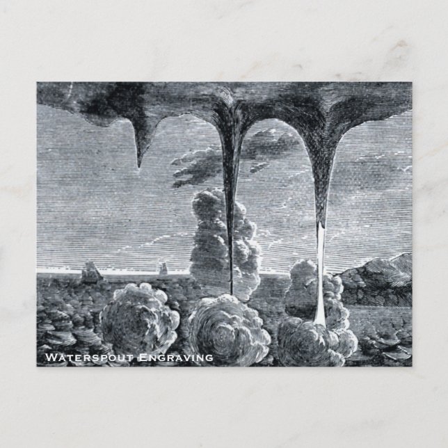 Cartão Postal Grave de Tromba D'água (Frente)