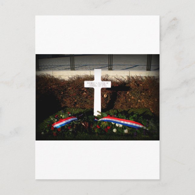Cartão Postal Grave do General Patton (Frente)