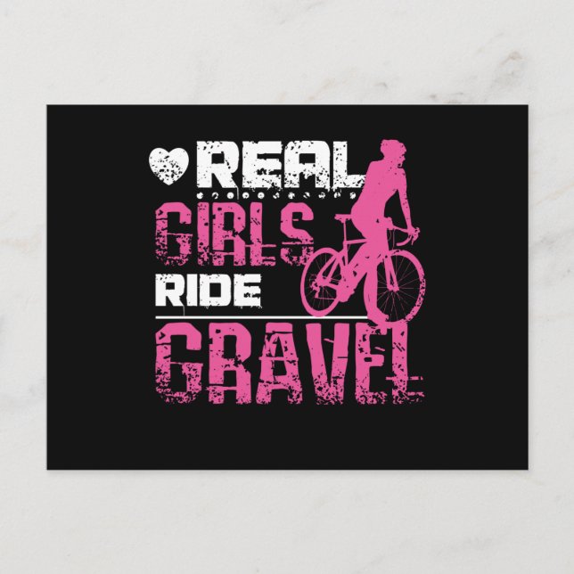 Cartão Postal Gravel Bike Girl (Frente)