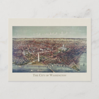 Cartão Postal Gravura Antiga de Washington, D.C.