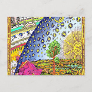 Cartão Postal Gravura de Flammarion