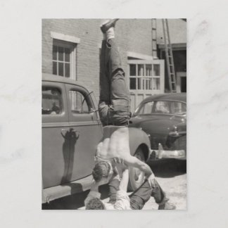 Cartão Postal Greaser Gymnasts