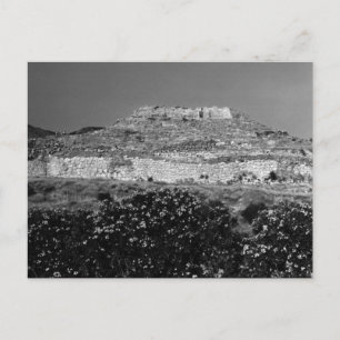 Cartão Postal Grécia Antiga Atenas Micenas vista geral da acrópo