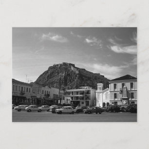 Cartão Postal Grécia Antiga Nafplion castelo veneziano
