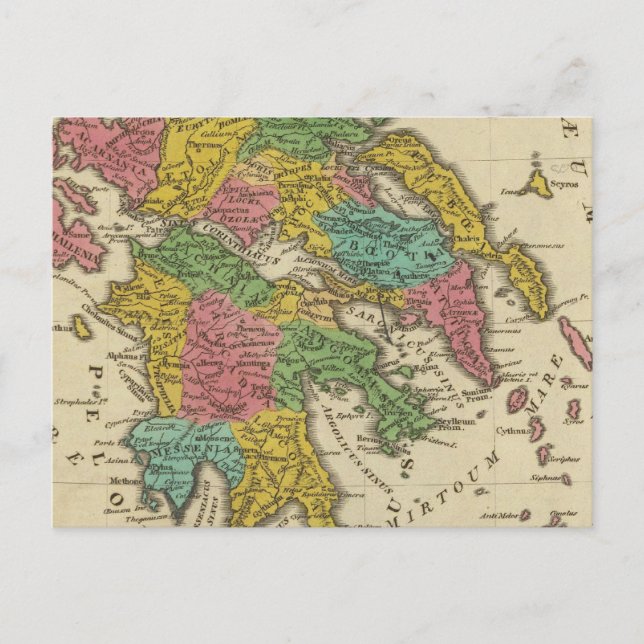 Cartão Postal Grecia Antiqua (Frente)