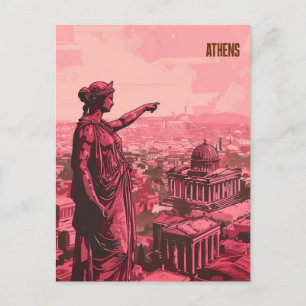 Cartão Postal Grécia Atenas