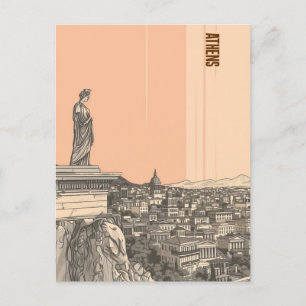 Cartão Postal Grécia Atenas