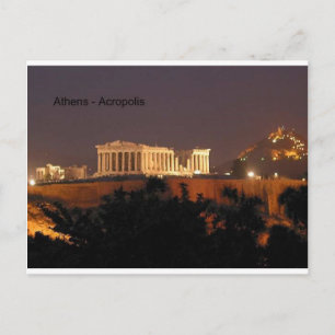 Cartão Postal Grécia - Atenas - Acrópole (por Rua.K)