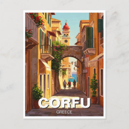 Cartão Postal Grécia Corfu