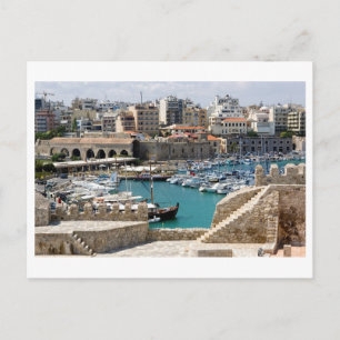 Cartão Postal Grécia Crete Heraclion