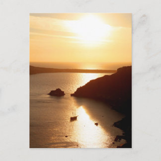 Cartão Postal Grécia da ilha Santorini
