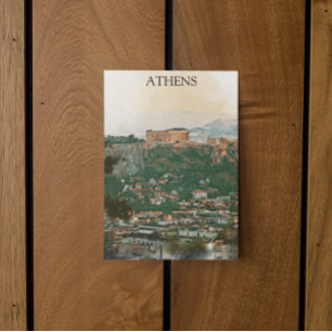 Cartão Postal Grécia de Atenas Akropolis View