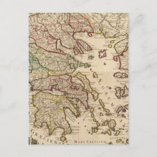 Cartão Postal Grécia e Macedônia