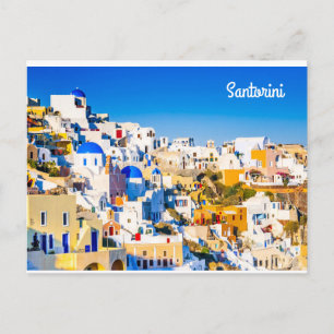 Cartão Postal Grécia Postcard Santorini