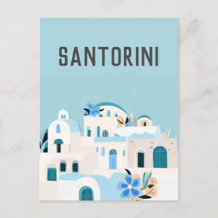 Cartão Postal grécia Santorini