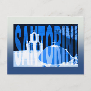 Cartão Postal Grécia santorini 
