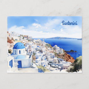 Cartão Postal Grécia Santorini