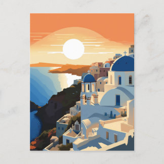 Cartão Postal GRÉCIA SANTORINI nº 1