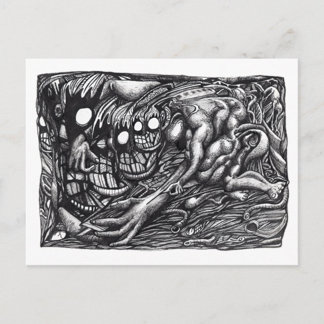 Cartão Postal Gredel Madre Dream, de Brian Benson (Frente)